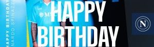 生日快乐！那不勒斯官方发文庆祝斯皮纳佐拉32岁生日
